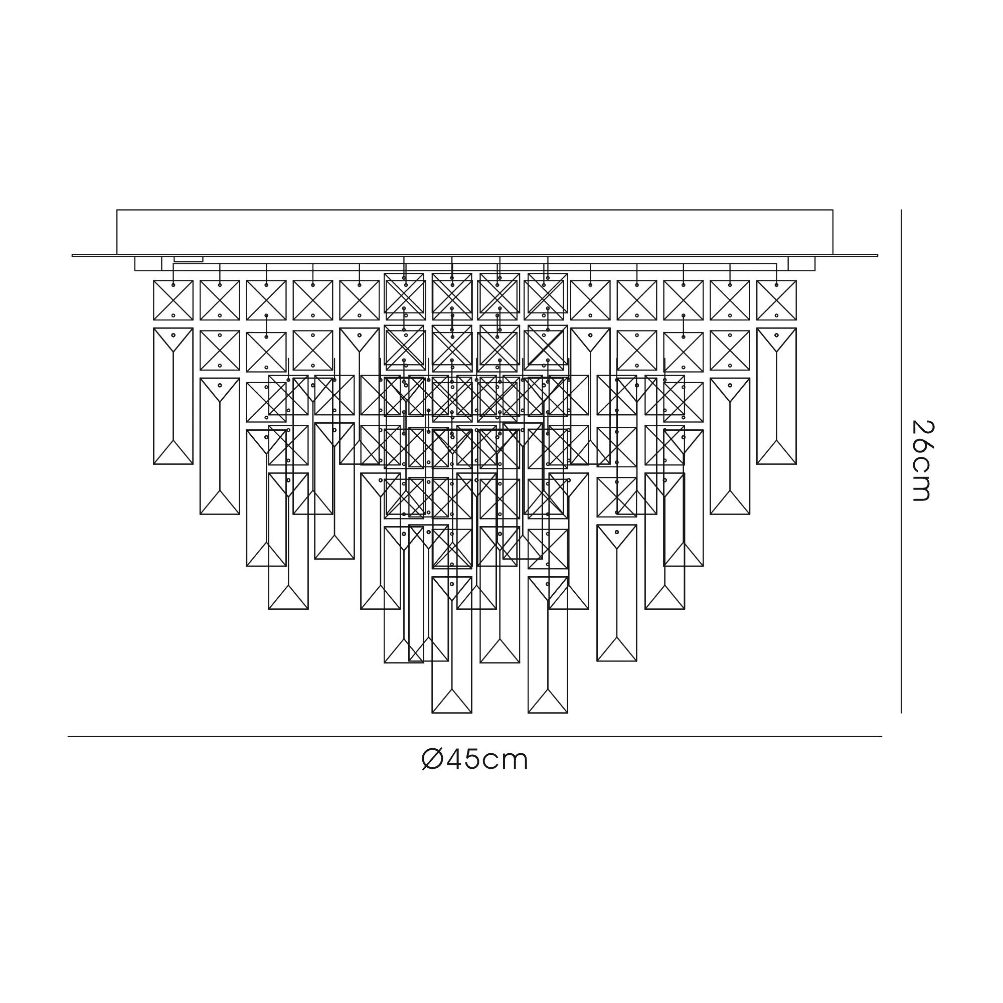 Maddison French Gold Crystal Ceiling Lights Diyas Flush Crystal Fittings Maddison French Gold Crystal Ceiling Lights Diyas Flush Crystal Fittings